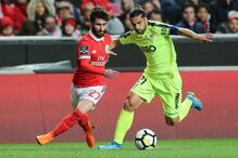 Benfica e Desportivo das Aves jogaram este sábado no Estádio da Luz