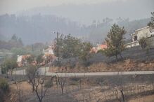 Destruição causada pelo fogo em Arganil