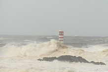 Ondas, mar agitado, Foz do Douro