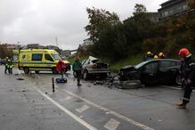 Colisão brutal na EN206, em Fafe, mata jovem e fere bebé