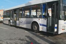 Colisão entre metro e autocarro 