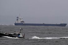 Navio Betanzos encalhado em Lisboa