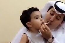 Árabe, Cigarro, Fumar, Criança