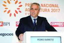 Pedro Barreto, administrador do BPI, na cerimónia de entrega dos prémios