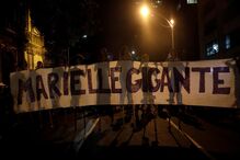 Milhares saíram à rua no Rio de Janeiro para homenagear Marielle Franco