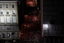 Milhares saíram à rua no Rio de Janeiro para homenagear Marielle Franco