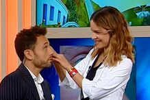 João Paulo Rodrigues com a namorada