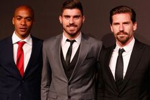 João Mário, Rúben Neves e Adrien Silva