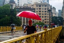 Mau tempo em São Paulo, no Brasil