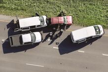 Local onde o bombista se fez explodir   