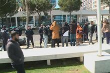 Confrontos entre adeptos do Benfica e Sporting no Campus de Justiça