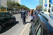 PSP detém adepto junto ao Campus da Justiça em Lisboa