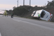 Acidente com autocarro na A6 faz 38 feridos ligeiros