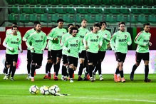Seleção de sub-21 treinou ontem  no estádio do Tondela  