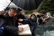 Marcelo Rebelo de Sousa em ação de limpeza de florestas no Gerês