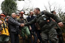 Marcelo Rebelo de Sousa em ação de limpeza de florestas no Gerês