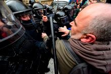 Confrontos em Barcelona