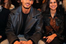 Ruben Rua e Carolina Loureiro foram ao evento de moda