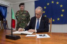 Marcelo Rebelo de Sousa visita militares em missão na República Centro-Africana