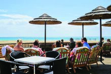 Turistas no sul entre a Sexta-feira Santa e o Domingo de Páscoa, a 1 de abril 