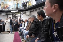 Papa francisco, ritual, pés, detidos, reclusos 