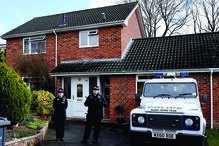 A casa de Sergei Skripal, em Salisbury 