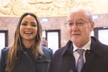 Pinto da Costa com Fernanda Miranda