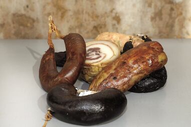 enchidos, porco, lojas, charcutaria