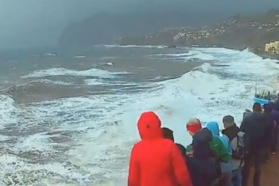 Mau tempo na Madeira