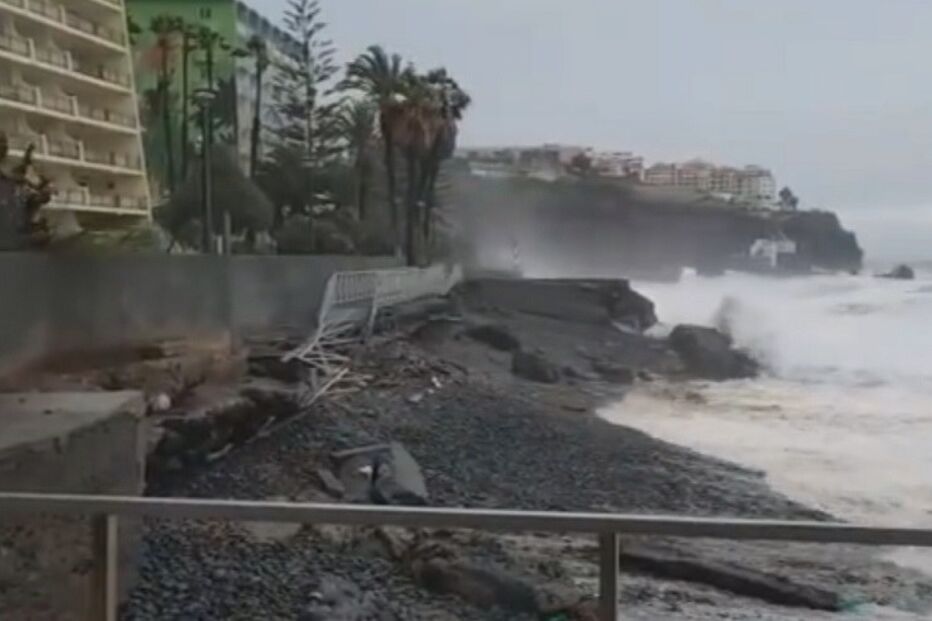 Mau tempo na Madeira