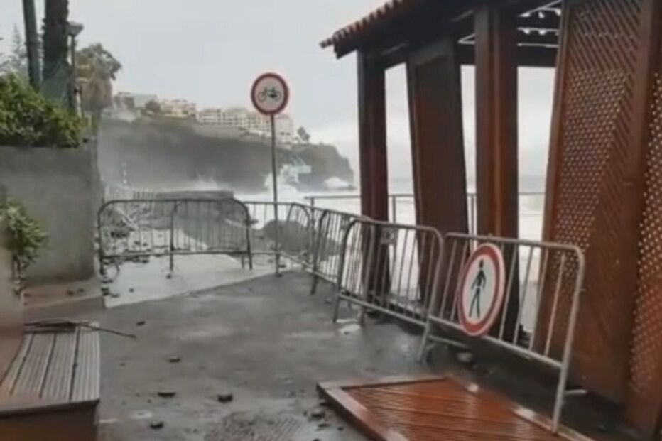 Mau tempo na Madeira