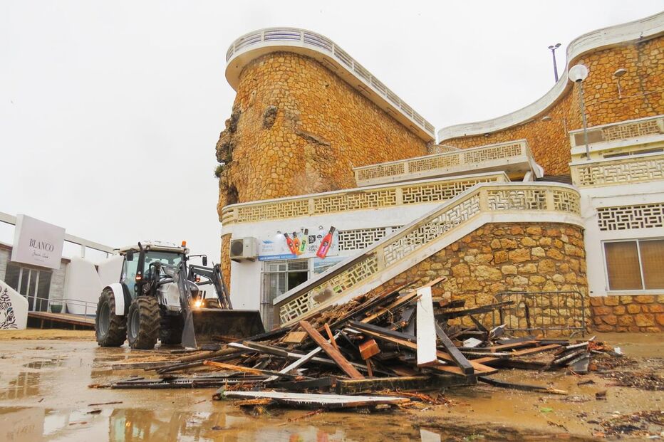 Mau tempo fez estragos avultados em Portimão