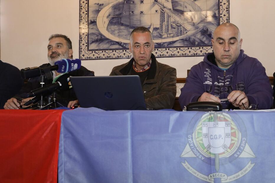 O presidente da Associação Sindical de Chefias do Corpo da Guarda Prisional, Mateus Dias