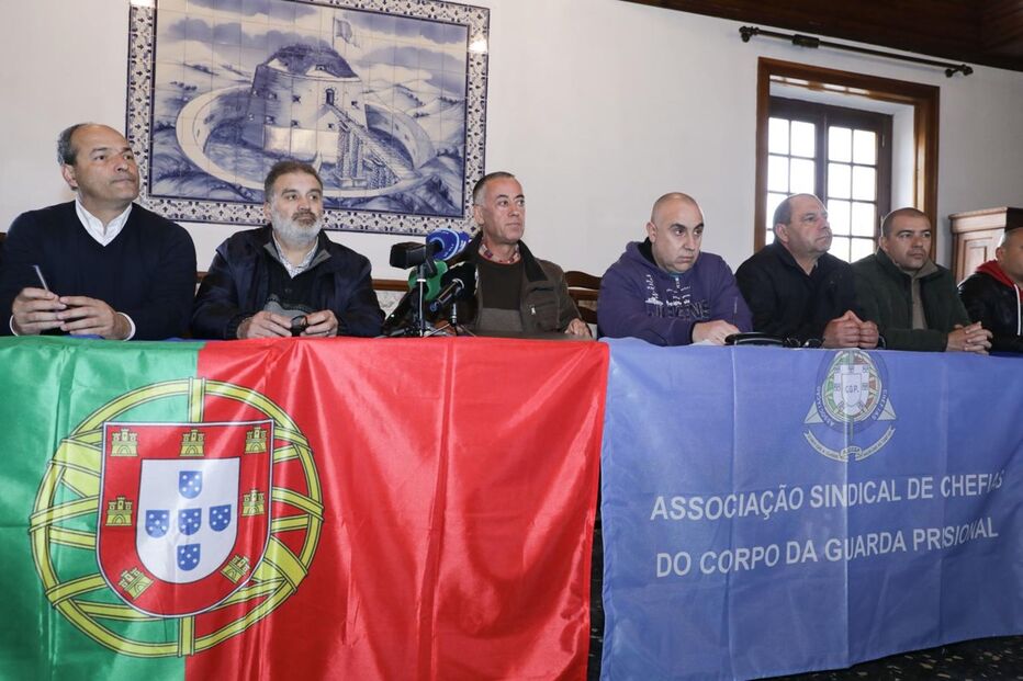 O presidente da Associação Sindical de Chefias do Corpo da Guarda Prisional, Mateus Dias