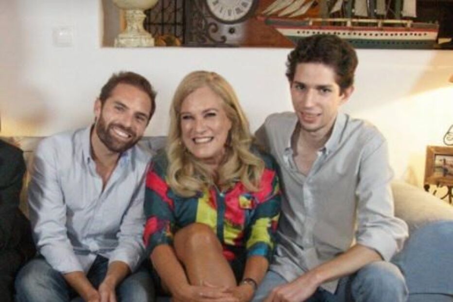 Teresa e Tomás (à direita) quando ainda mantinham parceria