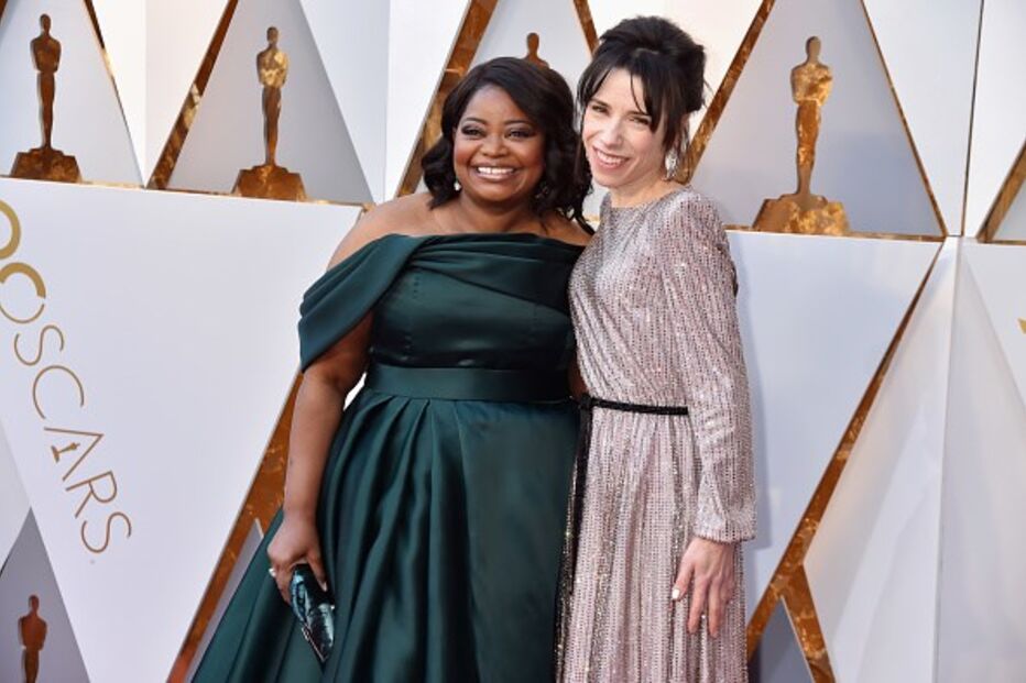 Octavia Spencer e Sally Hawkins, as duas atrizes nomeadas pelos seus papéis (secundário e principal) no filme 