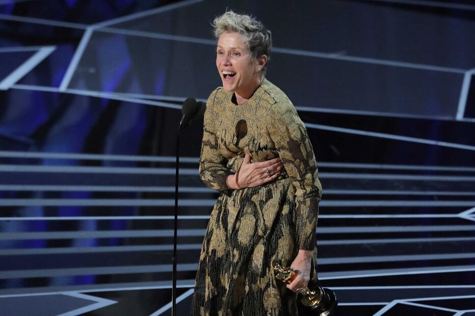 Frances McDormand é a grande vencedora do Óscar de 