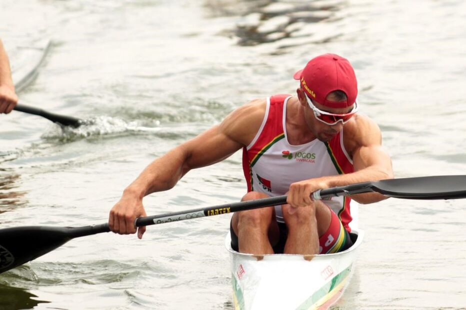 Fernando Pimenta nos Mundiais de Canoagem, em 2017