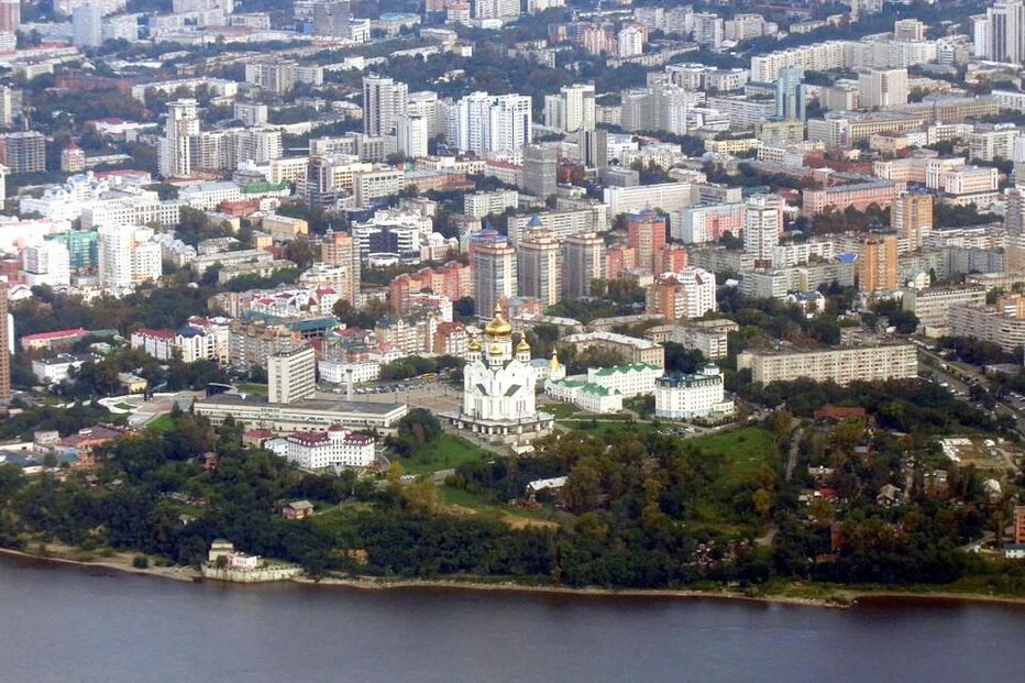 Rússia, mãos, Khabarovsk