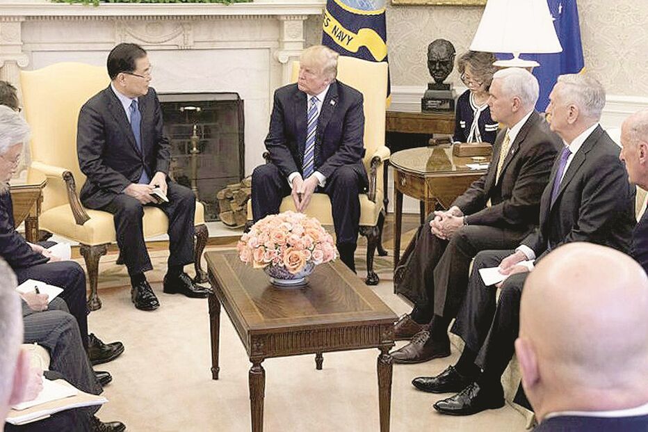 Convite de Kim Jong-un foi transmitido a Trump pela delegação sul-coreana que no início da semana visitou Pyongyang