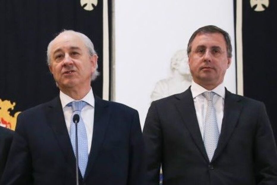 Rui Rio com Feliciano Barreiras Duarte no Palácio de Belém