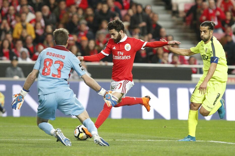 Benfica e Desportivo das Aves jogaram este sábado no Estádio da Luz	