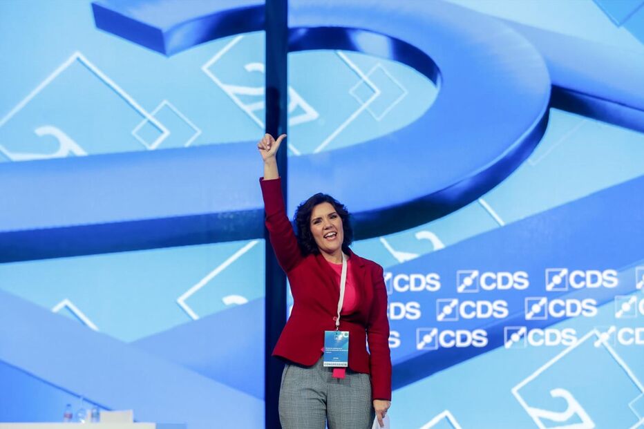 Assunção Cristas no 27.º congresso do CDP-PP