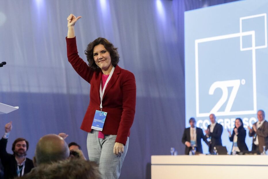 Assunção Cristas no 27.º congresso do CDP-PP