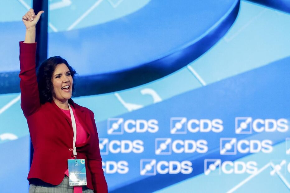 Assunção Cristas no 27.º congresso do CDP-PP