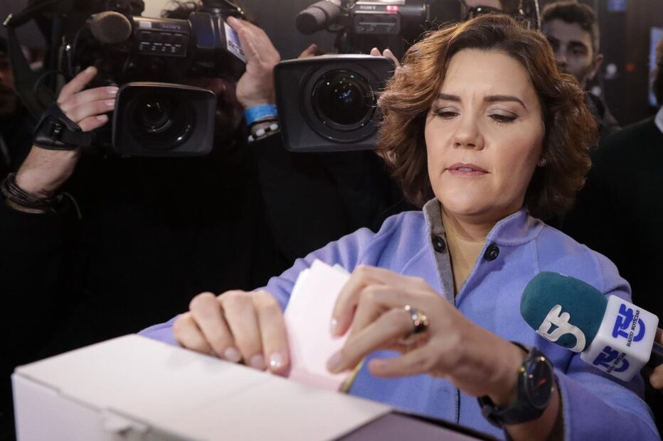 Assunção Cristas no congresso do CDS-PP