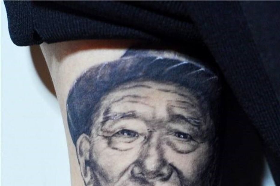 Fu Xuewei, avô, idoso, casamento, noiva falsa, sessão fotográfica