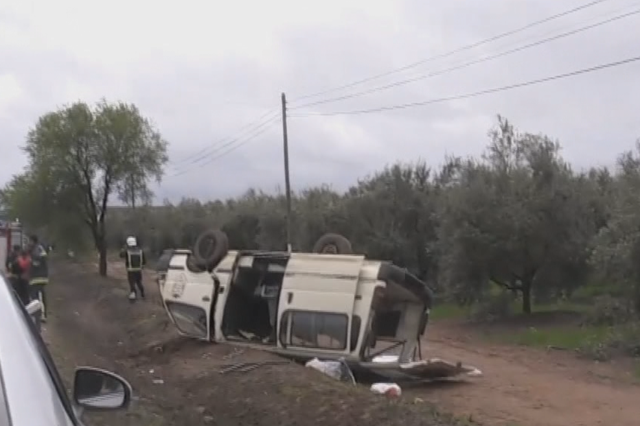 Acidente com carrinha fere oito idosos em Baleizão
