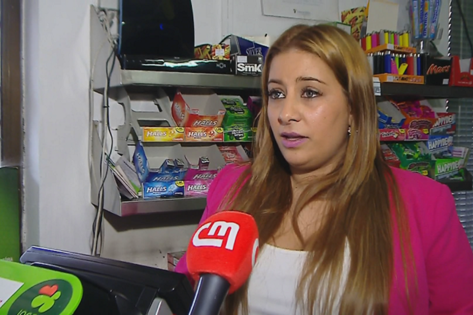 Margarida Ribeiro, do Café Ribeiro, em Famalicão, onde saiu bilhete vencedor do Euromilhões