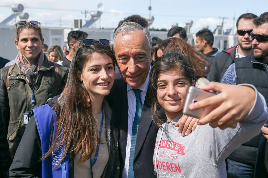 Marcelo visita campo de refugiados na Grécia